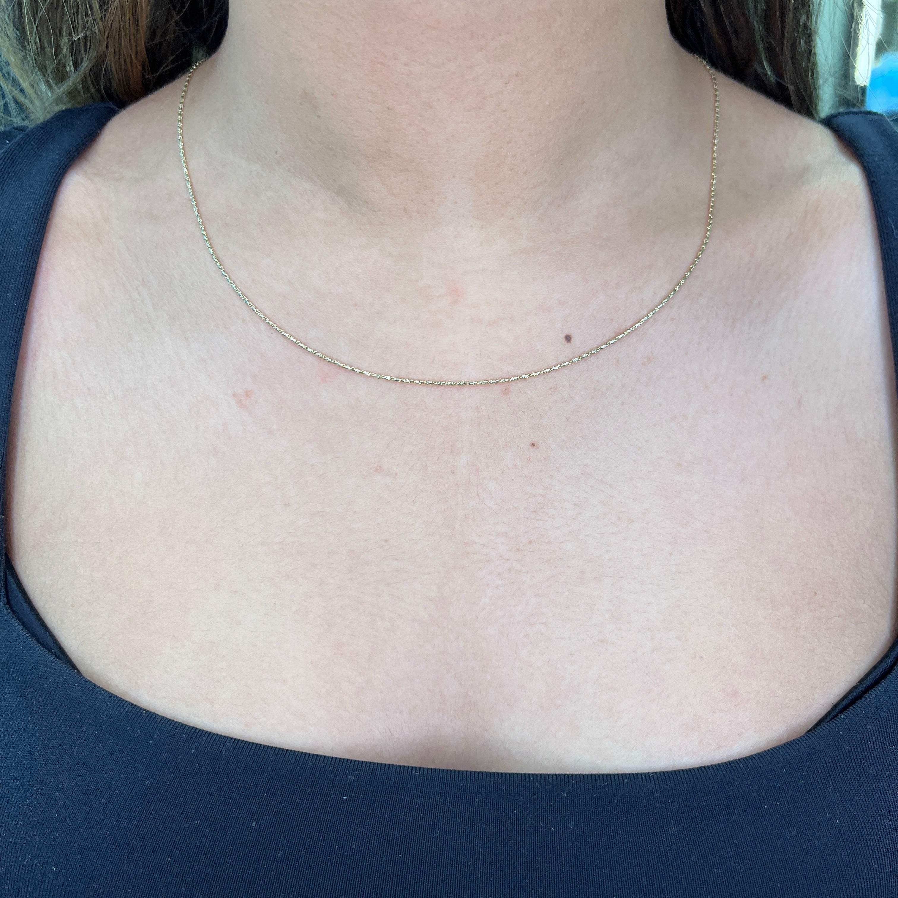 What Is A Raso Chain Pattern 10K Yellow Gold (1.0mm) Raso Chains – Boulevard Diamonds