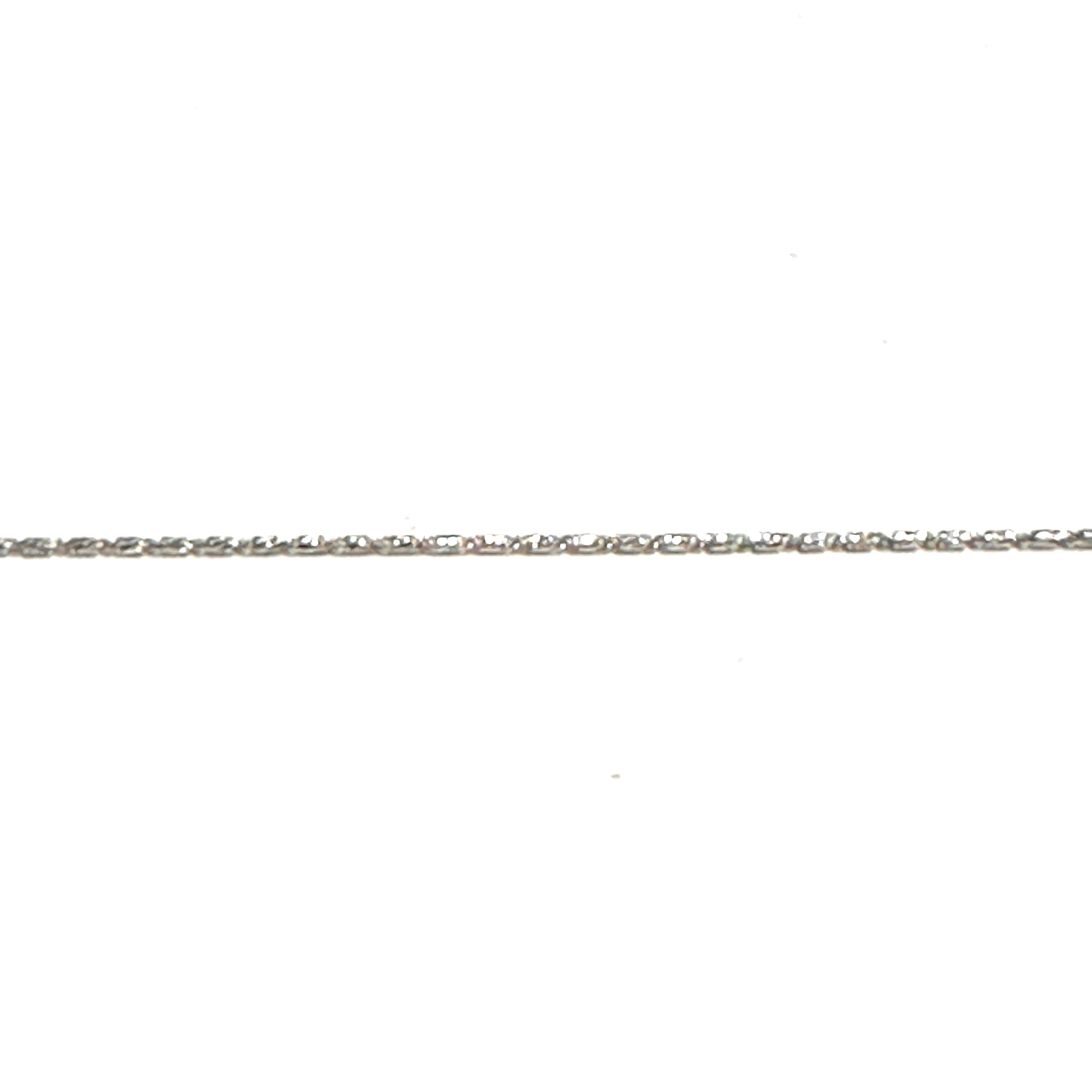 What Is A Raso Chain Pattern 10K White Gold (1.0mm) Raso Chain – Boulevard Diamonds