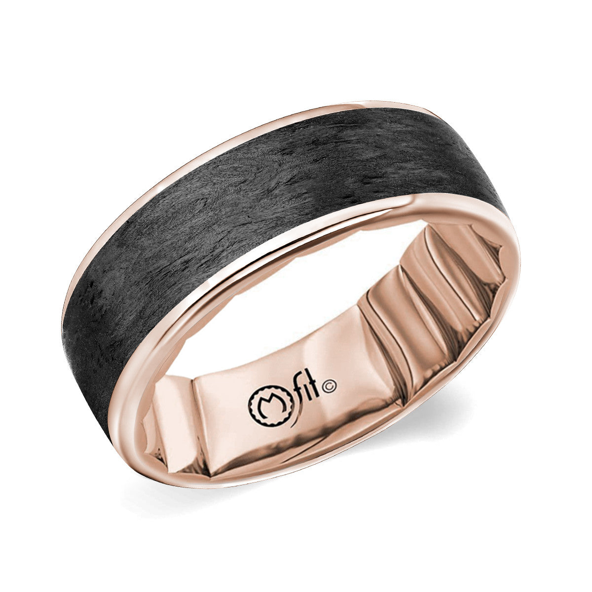 MFit (7mm) Cermic and 10K/14K Gold Wedding Band – Boulevard Diamonds