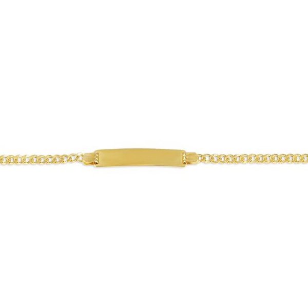 Baby Theme Bracelet with Diamond Accents 10k Yellow Gold 7 1/4